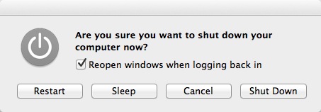 It it bad for mac to reopen windows when logging back